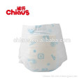 Polyester microfiber fabric 3d baby diapers with film blue